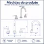 Misturador de Mesa Bica Alta Flex Plus Cromado Deca 1877.C21