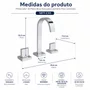 Misturador de Mesa Bica Alta Polo Cromado Deca 1877.C33