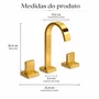 Misturador de Mesa Bica Alta Polo Gold Deca 1877.GL33