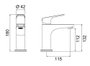 Misturador Monocomando de Mesa para Banheiro Lead Lorenzetti 2875 C90