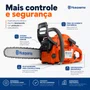 Motosserra Husqvarna 353 Gasolina 51,7cc 3,27HP Sabre 18 Pol Profissional