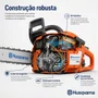 Motosserra Husqvarna 353 Gasolina 51,7cc 3,27HP Sabre 18 Pol Profissional