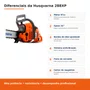 Motosserra Husqvarna 288XP Gasolina 87cc 6,12HP Sabre 24 Pol Profissional