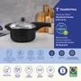 Panela de Pressão Tramontina Vancouver Effect em Alumínio com Revestimento Interno e Externo em Antiaderente Starflon Max Preto 24 cm 6 L