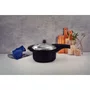 Panela de Pressão Tramontina Vancouver Effect em Alumínio com Revestimento Interno e Externo em Antiaderente Starflon Max Preto 24 cm 6 L