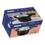 Panela de Pressão Tramontina Vancouver Effect em Alumínio com Revestimento Interno e Externo em Antiaderente Starflon Max Preto 24 cm 6 L
