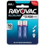Pilha Alcalina AA Cartela com 2 Peças Rayovac