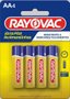 Pilha Amarelinha AA Cartela com 4 Peças Rayovac