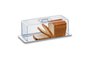 Porta Pão Rocambole e Torta Fria Inox Atina 2 Peças 40x16cm