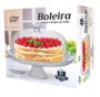 Prato de Bolo Com Pé e Tampa em Vidro 32 cm Ruvolo 8045401