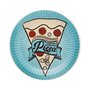Prato Raso para Pizza Blue Oxford