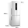 Refrigerador Frost Free Inverse 490L Branca IB7 Electrolux