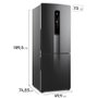 Refrigerador Frost Free Inverse 490L Preto IB7B Electrolux