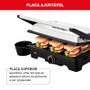 Sanduicheira Grill Arno Dual Inox Abertura 180 graus com Placa Antiaderente GNOX