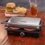 Sanduicheira Grill Arno Dual Inox Abertura 180 graus com Placa Antiaderente GNOX