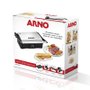 Sanduicheira Grill Arno Dual Inox Abertura 180 graus com Placa Antiaderente GNOX