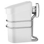 Suporte com Lixeira 2,5 Litros Branca com Ventosas Future 4022BC