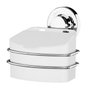 Suporte com Saleiro Branco com Ventosa Future 4021BC