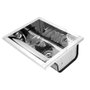 Tanque Reto de Sobrepor Alto Brilho Docol 63x51,5x26cm 35 Litros 017051CH