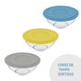 Tigela com Tampa Plus Marinex 3l 0308-33
