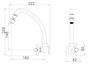 Torneira de Parede Lorenfit Cross Lorenzetti 1168C34